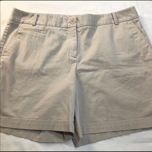 Talbots Size 14 (Petite) Khaki Shorts